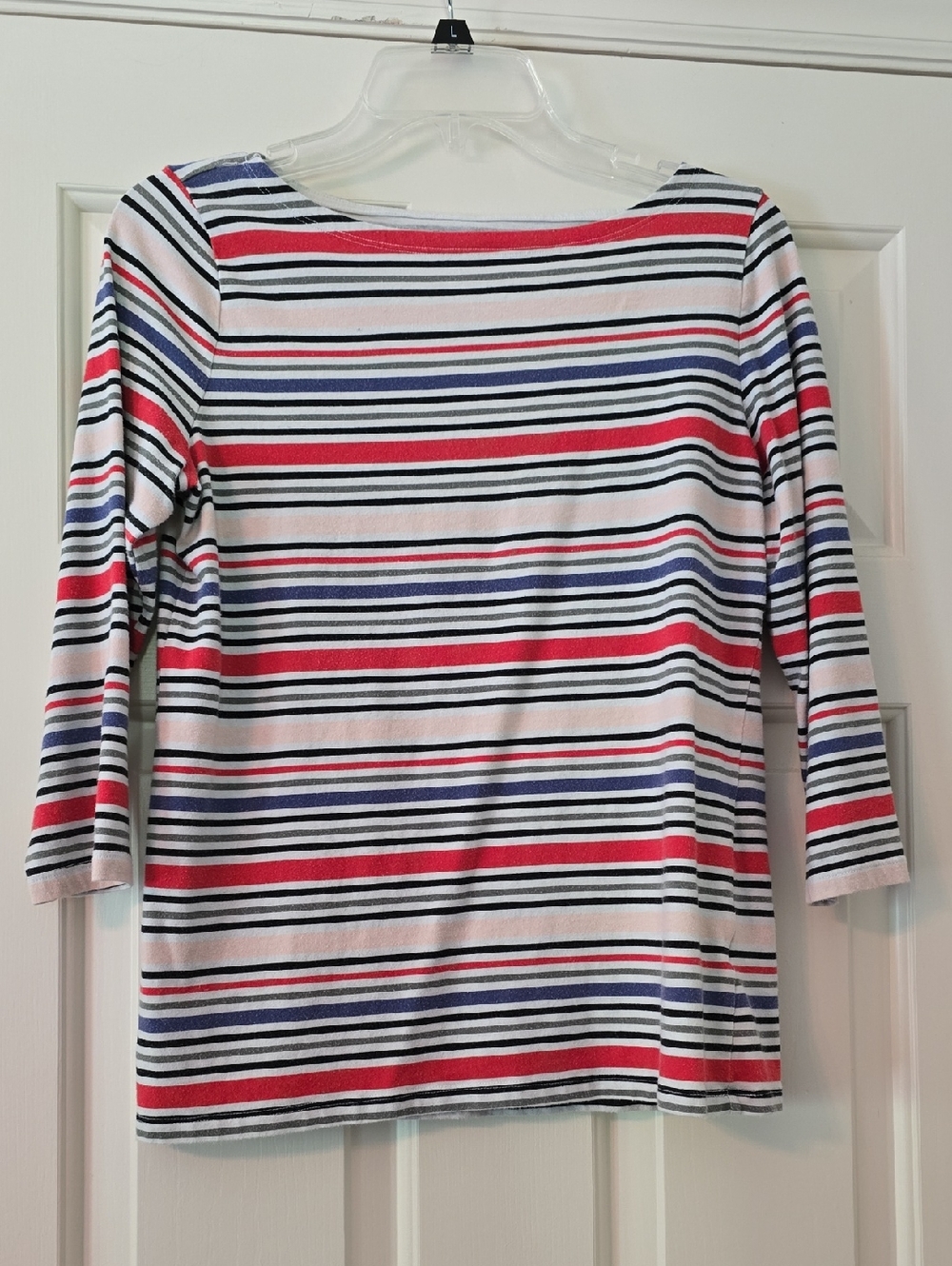 Talbots Striped Boatneck Top